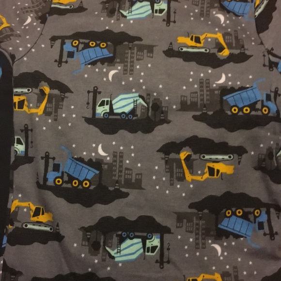 Toddler Boys' 4pc Construction Long Sleeve PJs - Picture 5 of 6